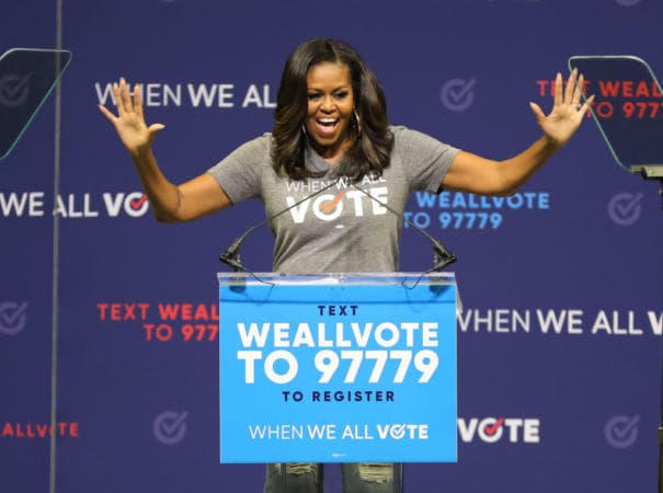 Michelle Obama Starts #PromChallenge to Encourage Students to Vote Michelle Obama Starts #PromChallenge to Encourage Students to Vote