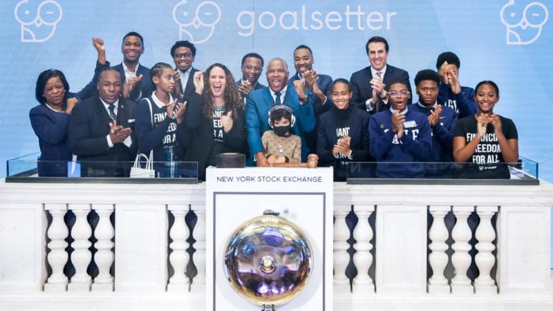 Goalsetter, Billionaire Robert F. Smith Ring NYSE Opening Bell After Gifting Thousands Of Shares To Young People Of Color Goalsetter, Billionaire Robert F. Smith Ring NYSE Opening Bell After Gifting Thousands Of Shares To Young People Of Color