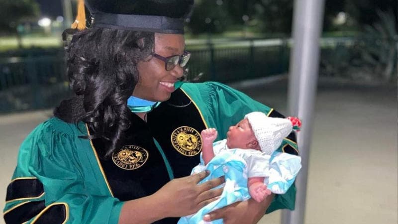 How Dr. Kudaisi, A Super Mom Of Five, Beat Covid Then Gave Birth And Graduated Shortly After How Dr. Kudaisi, A Super Mom Of Five, Beat Covid Then Gave Birth And Graduated Shortly After