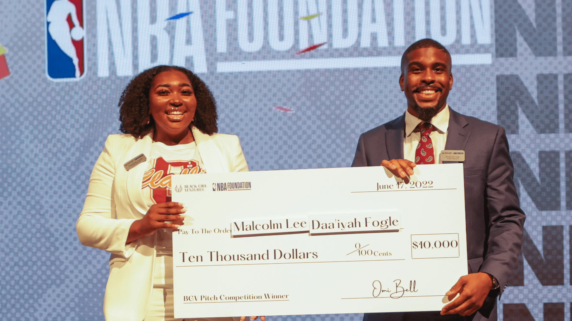 HBCU Entrepreneurs Daa’iyah Fogle,Malcolm Lee Earn $10K Prize At NBA Foundation's First-Ever Pitch Competition With Black Girl Ventures HBCU Entrepreneurs Daa’iyah Fogle,Malcolm Lee Earn $10K Prize At NBA Foundation's First-Ever Pitch Competition With Black Girl Ventures