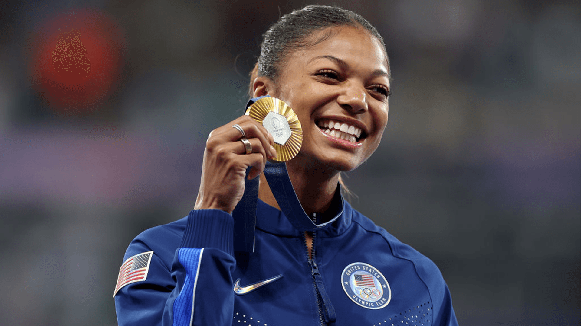 Though She Missed The NIL Wave, Gabby Thomas Has Been Able To Invest In Her Brand With The Backing Of New Balance As Her First Sponsor Though She Missed The NIL Wave, Gabby Thomas Has Been Able To Invest In Her Brand With The Backing Of New Balance As Her First Sponsor