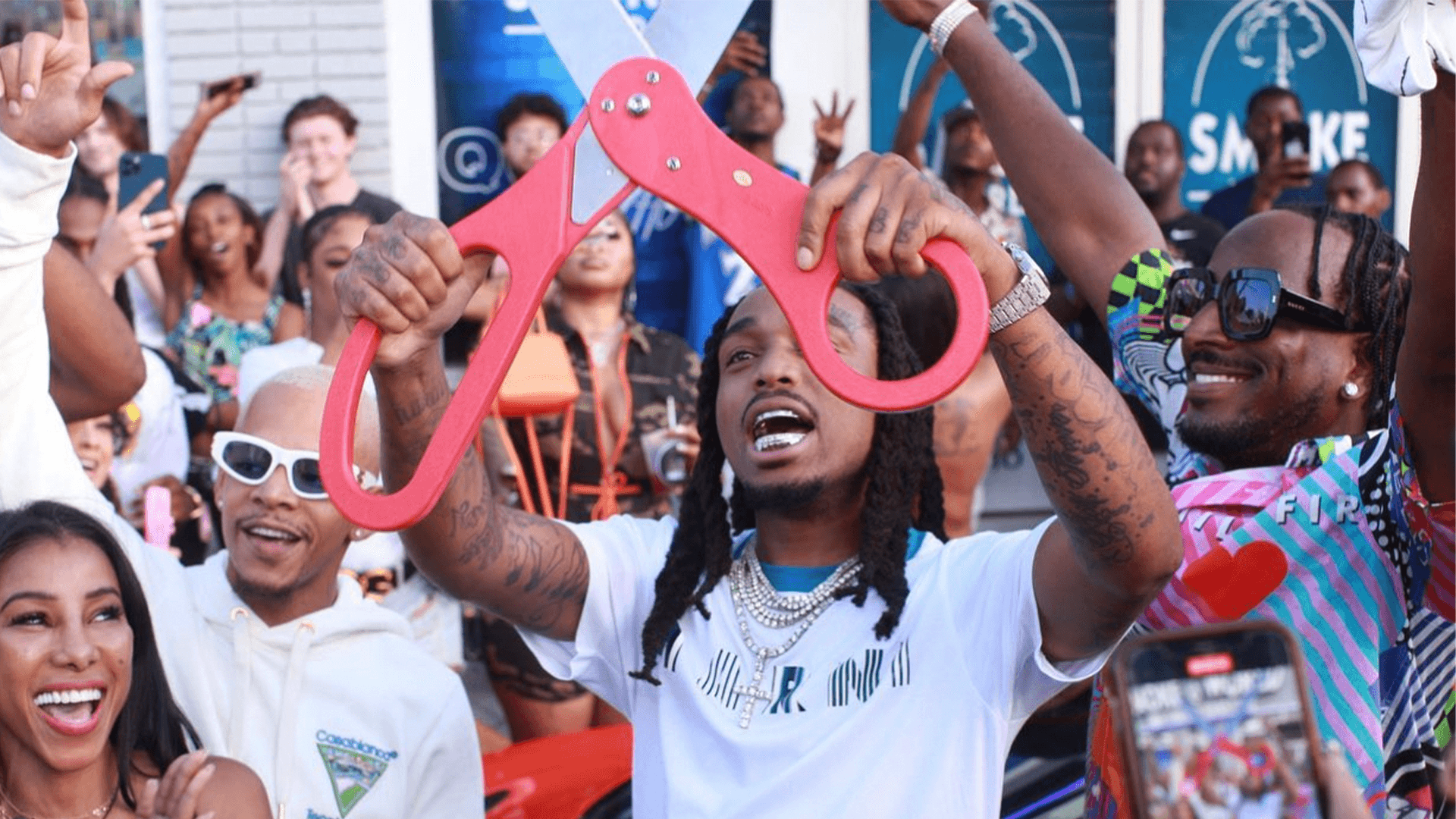 Quavo Plans To Bring More Jobs To His Hometown Of Atlanta With Newest Smoke World Co. Location Quavo Plans To Bring More Jobs To His Hometown Of Atlanta With Newest Smoke World Co. Location